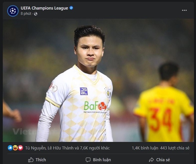 CĐv Quốc Tế Ngơ Ngác Khi Fanpage Champions League đăng Hình Quang Hải 62d018dd90d33.jpeg