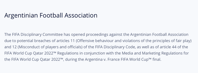 Fifa điều Tra Tuyển Argentina Sau World Cup 63c2acd301905.png